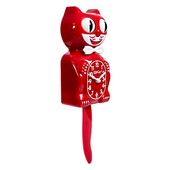 Classic Red Limited Edition Kit-Cat Klock Clock - Picture 2 of 5